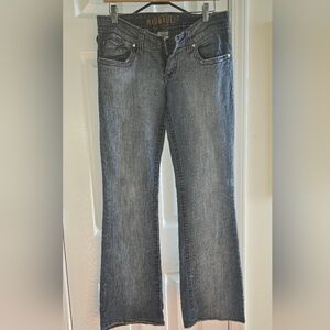 Vintage Women's Hydraulic Acid Washed Look Jeans
